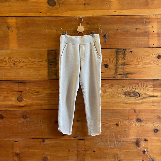 XS - Frank & Eileen Tee Lab Beige Tulip Hem Trouser Sweatpants LAB628TF 0120SC