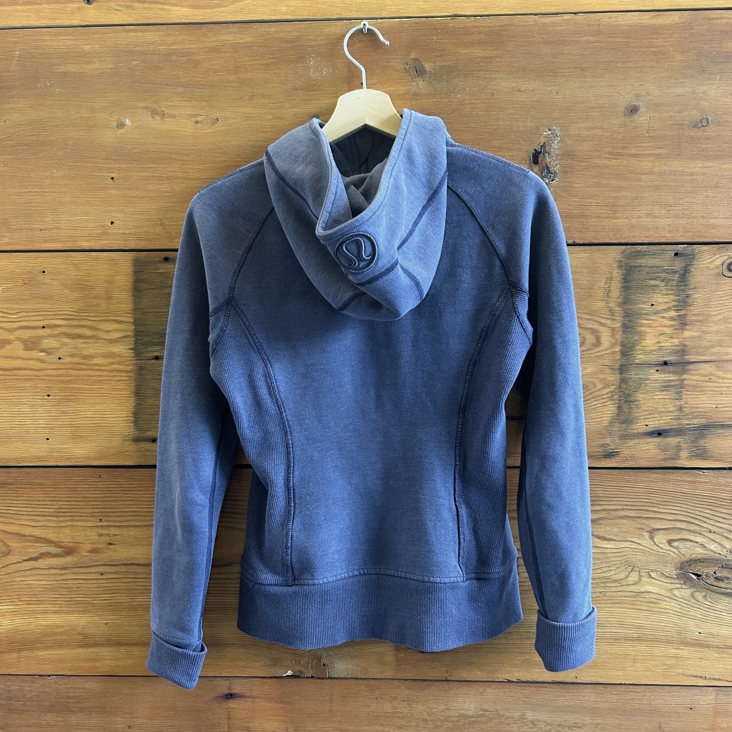 6 - Lululemon Blue Hooded Classic Scuba Hoodie Sweatshirt 1206CC