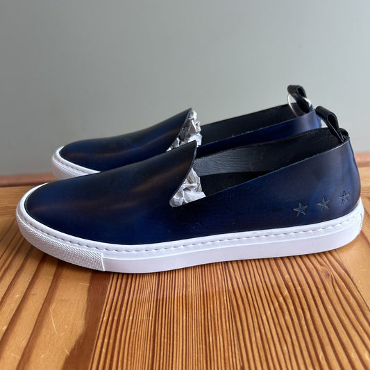 36.5 / 6.5 - Pantofola D'Oro Blue Slip On ClubHouse Womens Shoes 0308IN