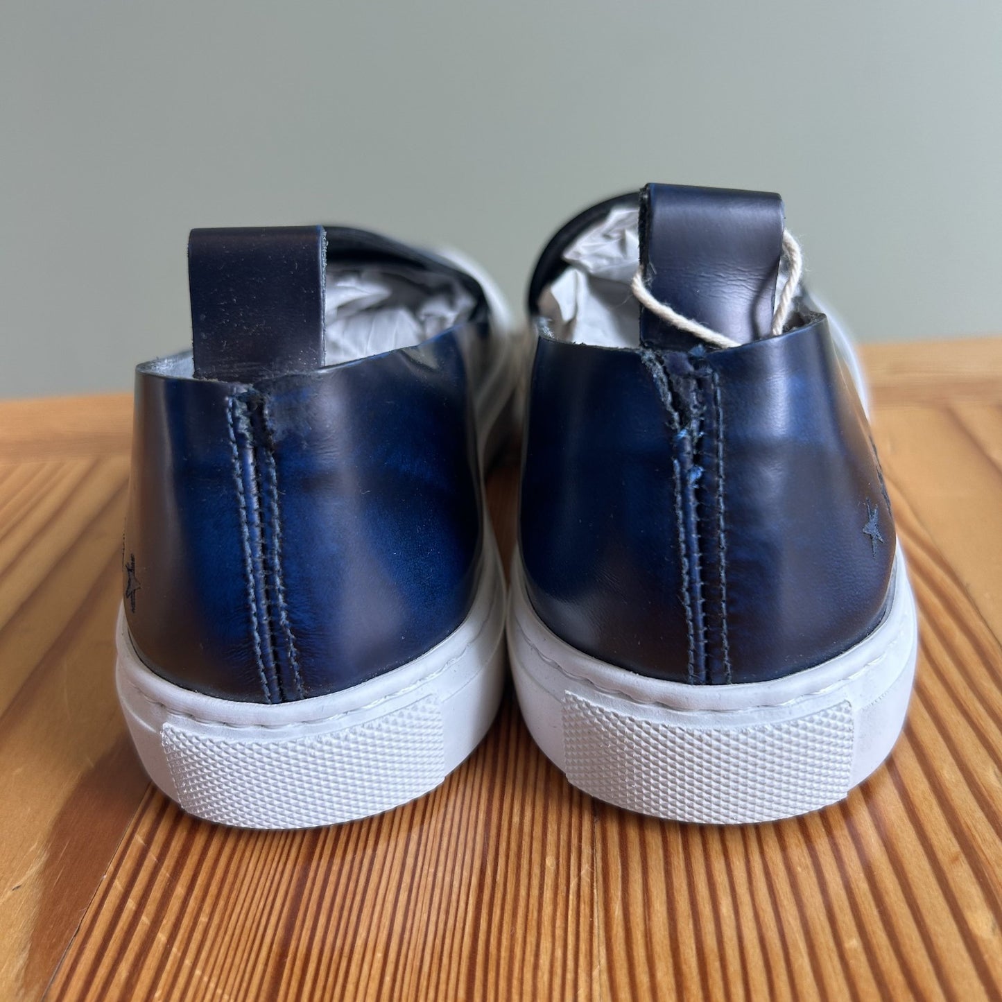 36.5 / 6.5 - Pantofola D'Oro Blue Slip On ClubHouse Womens Shoes 0308IN