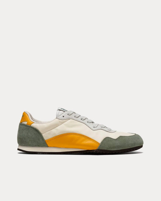 8 - Onitsuka White Birch & Yellow Serrano Tiger Lace Up Sneakers NEW 1201SG
