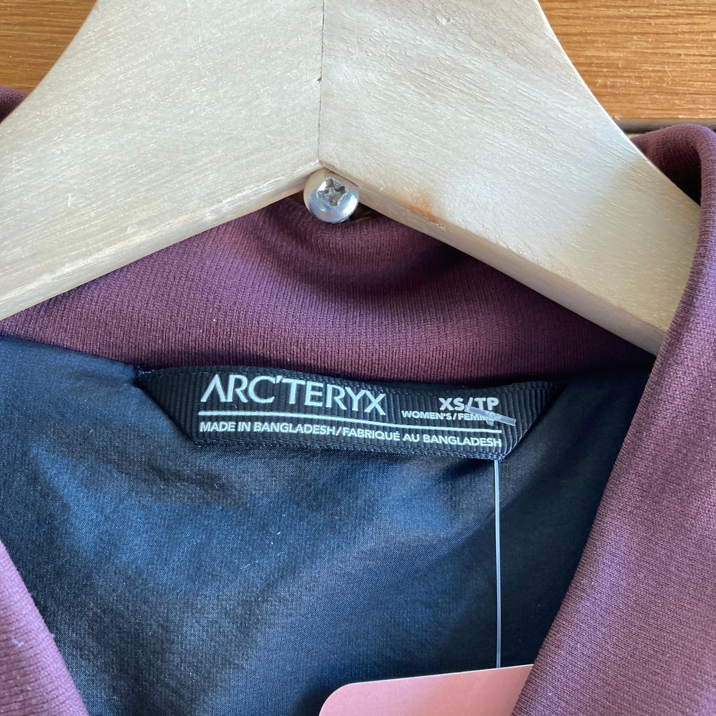 XS - Arcteryx Burgundy Semira Insulated Gorpcore Outdoor Zip Coat Jacket 0827RT