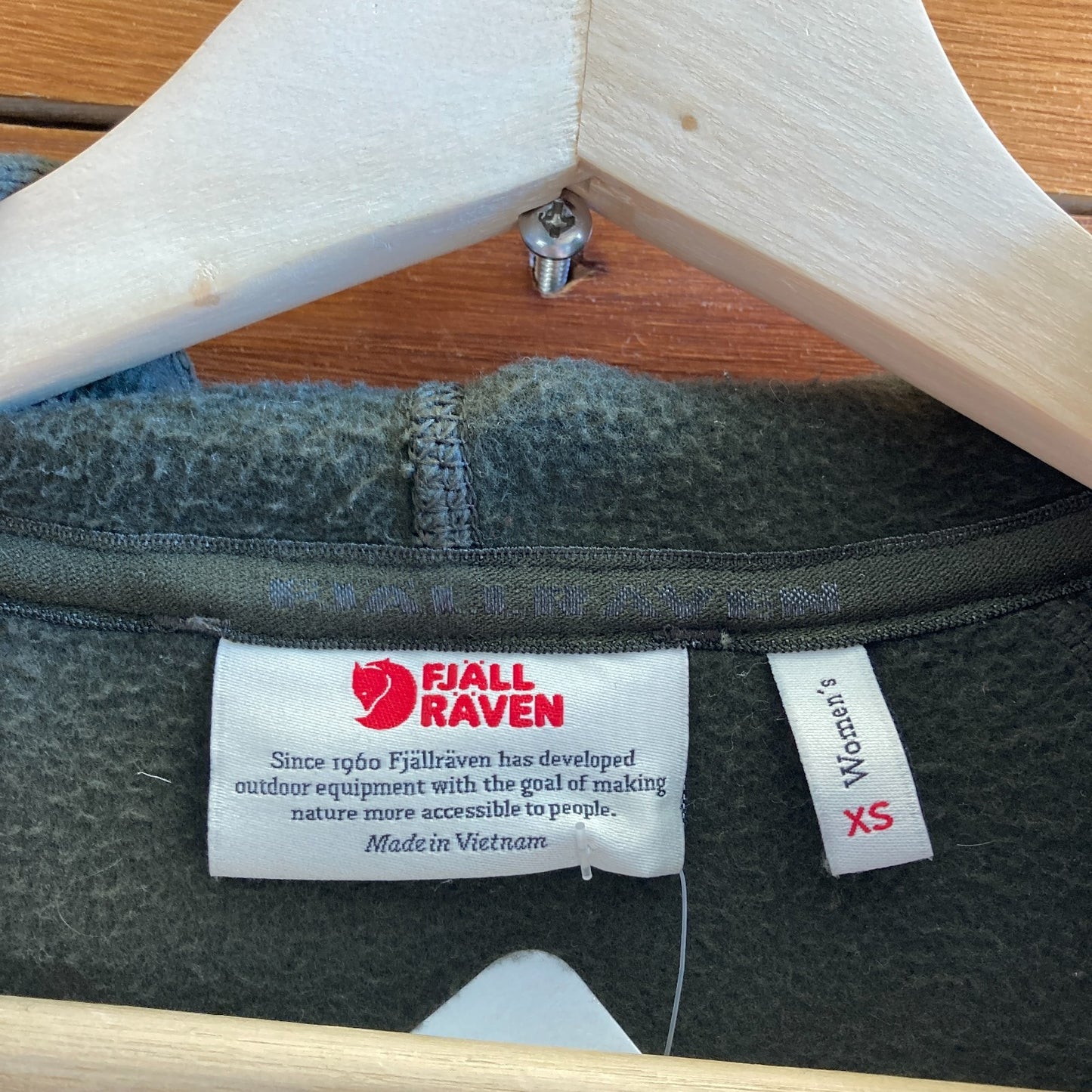 XS - Fjallraven Ovik Womens Fleece Hoodie Full Zip Sweatshirt Jacket 0827RT