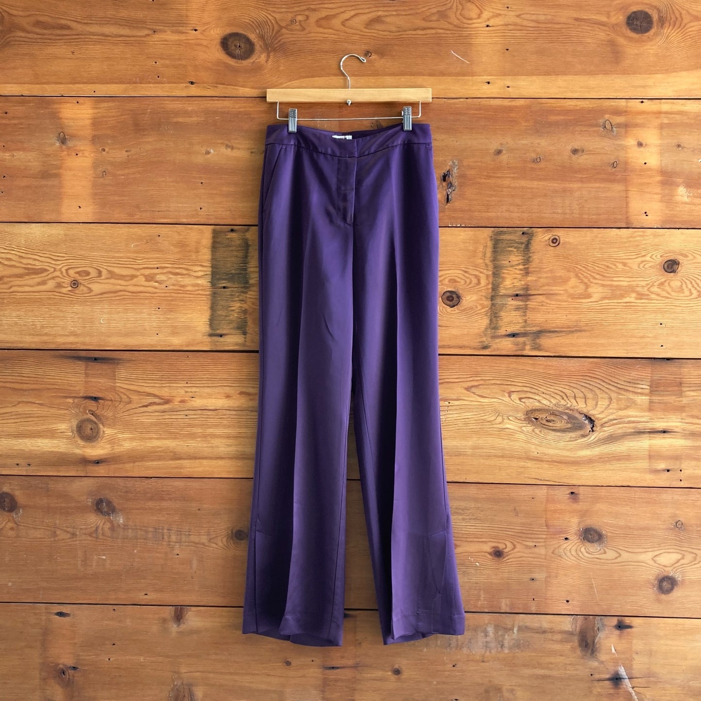 4 - Jason Wu Purple Satin NEW $475 Sleeveless Vest Top & Pants Set Outfit 0224NW