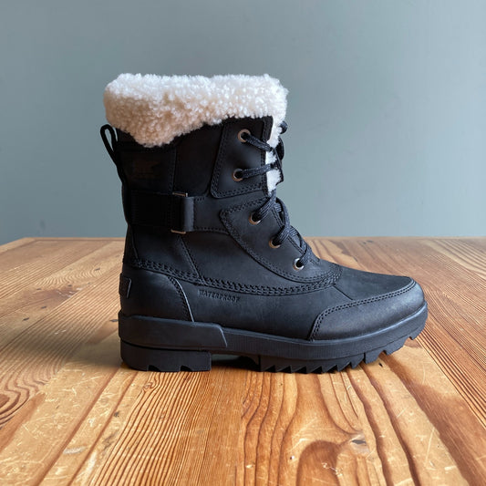 8.5 - Sorel Black Tivoli IV Parc NL4471 Lace Up Winter Boots NEW 0913ST