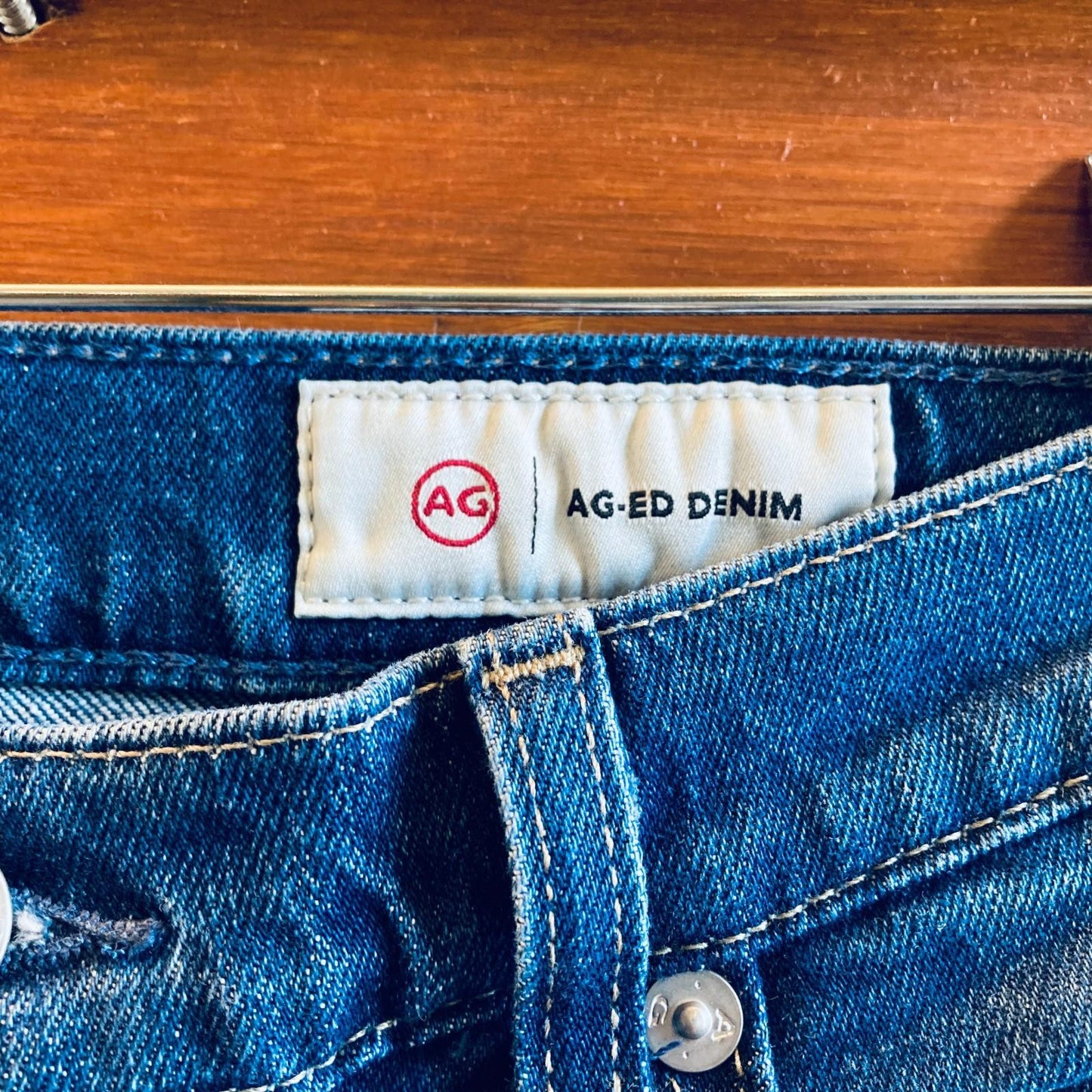 28 - AG AG-ED DENIM Adriano Goldschmied Brinley Mid Rise Straight Jeans 4427SC