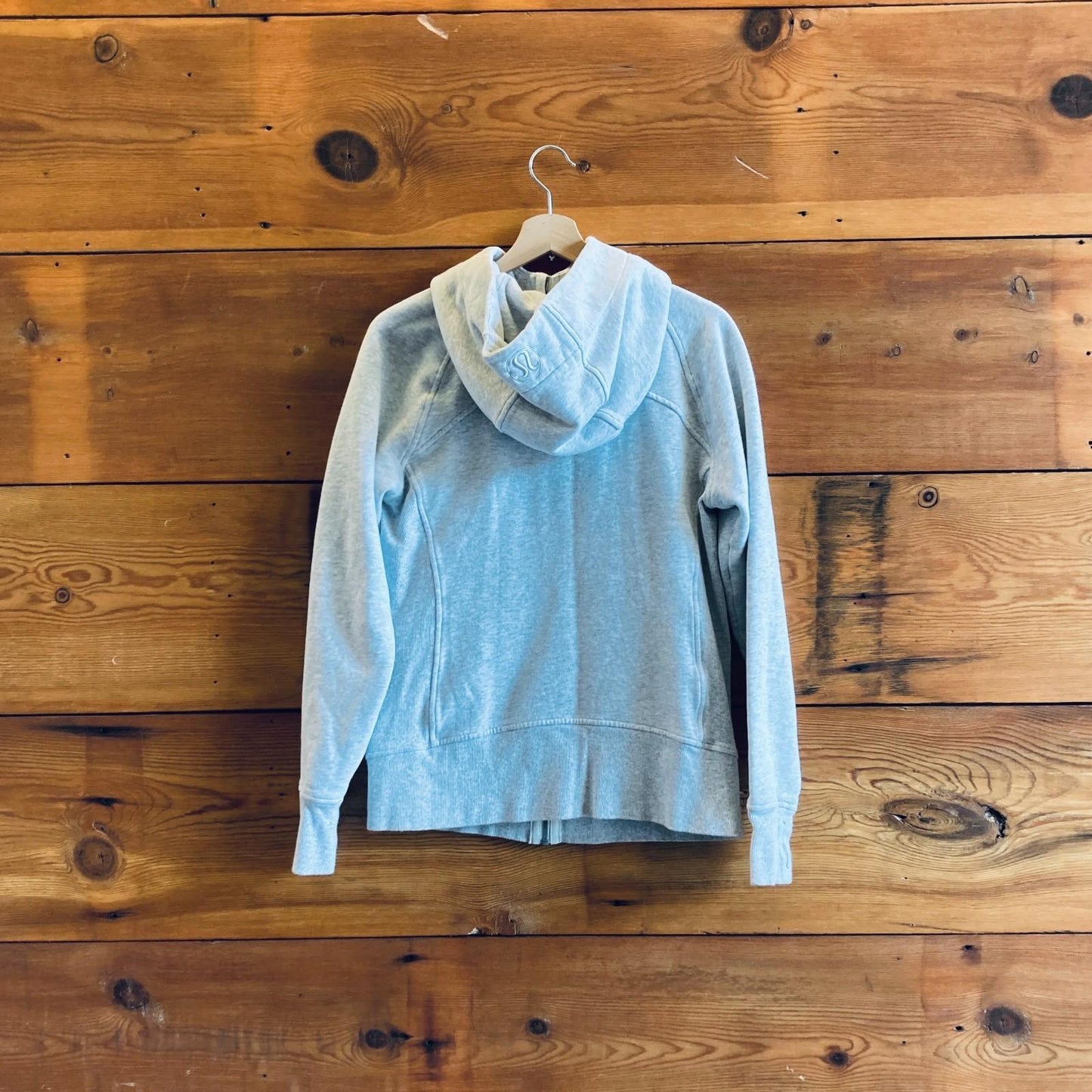 10 - Lululemon Heather Gray Full Zip Classic Scuba Sweatshirt 4427SC