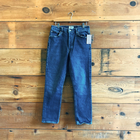 29 - AGoldE Riley Long Straight Leg High Rise Button Fly Divided Jeans 4427SC