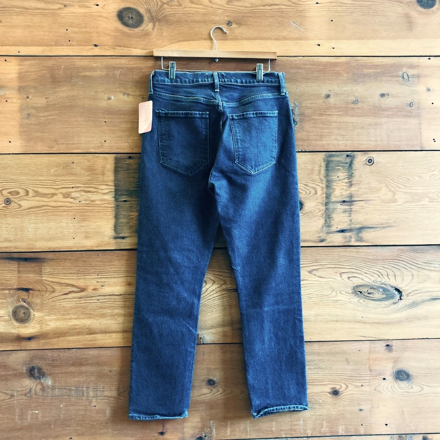 29 - AGoldE Riley Long Straight Leg High Rise Button Fly Divided Jeans 4427SC