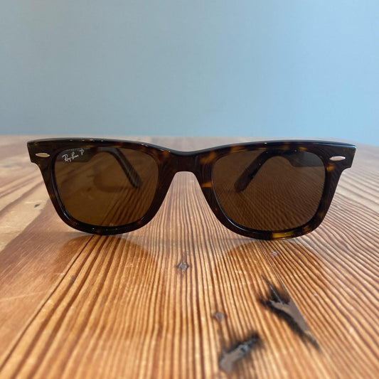 RayBan Ray Ban Tortoise RB2140 50-22 Wayfarer Unisex Sunglasses w/ Case 0505DM