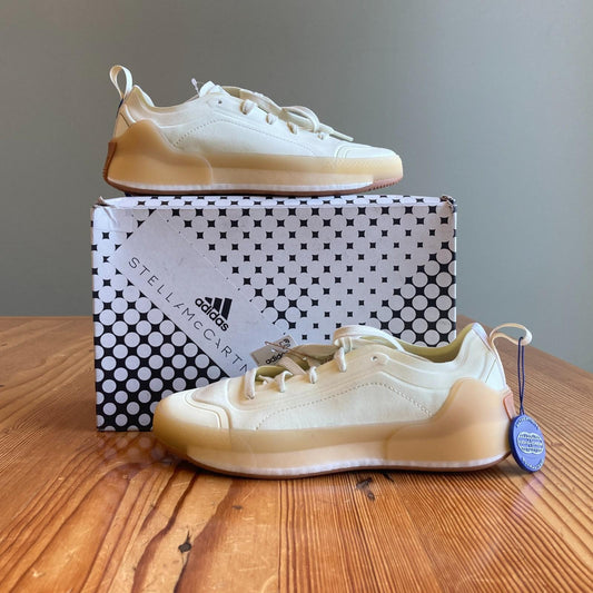 6.5 - Stella McCartney for Adidas Light Yellow Treino Sneakers NEW w/ Box 0707MU