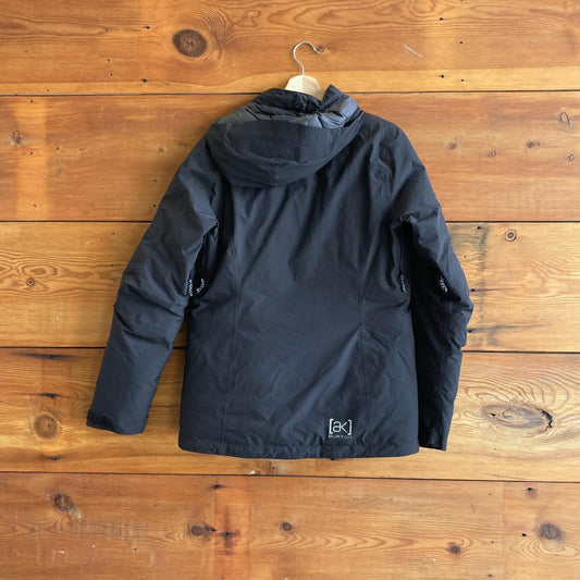 S - Burton Black AK Gore-Tex Womens Hooded Puffer Snowboard Jacket 0703TC