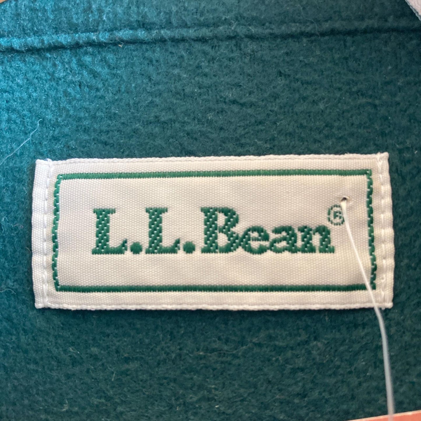 S - Mens Vintage LL Bean Light Denim Blanket Lined 90's Chore Jean Shirt 0312IG