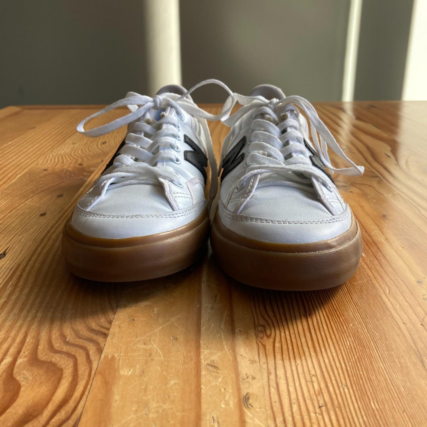 9.5 Womens - New Balance White Numeric 212 Pro Court Gum Sole Shoes 0826NH