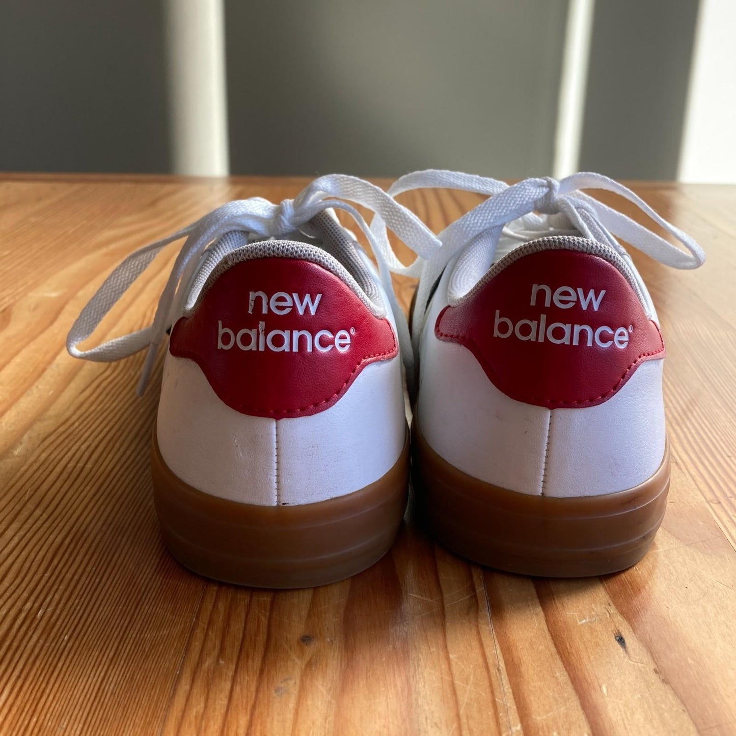 9.5 Womens - New Balance White Numeric 212 Pro Court Gum Sole Shoes 0826NH