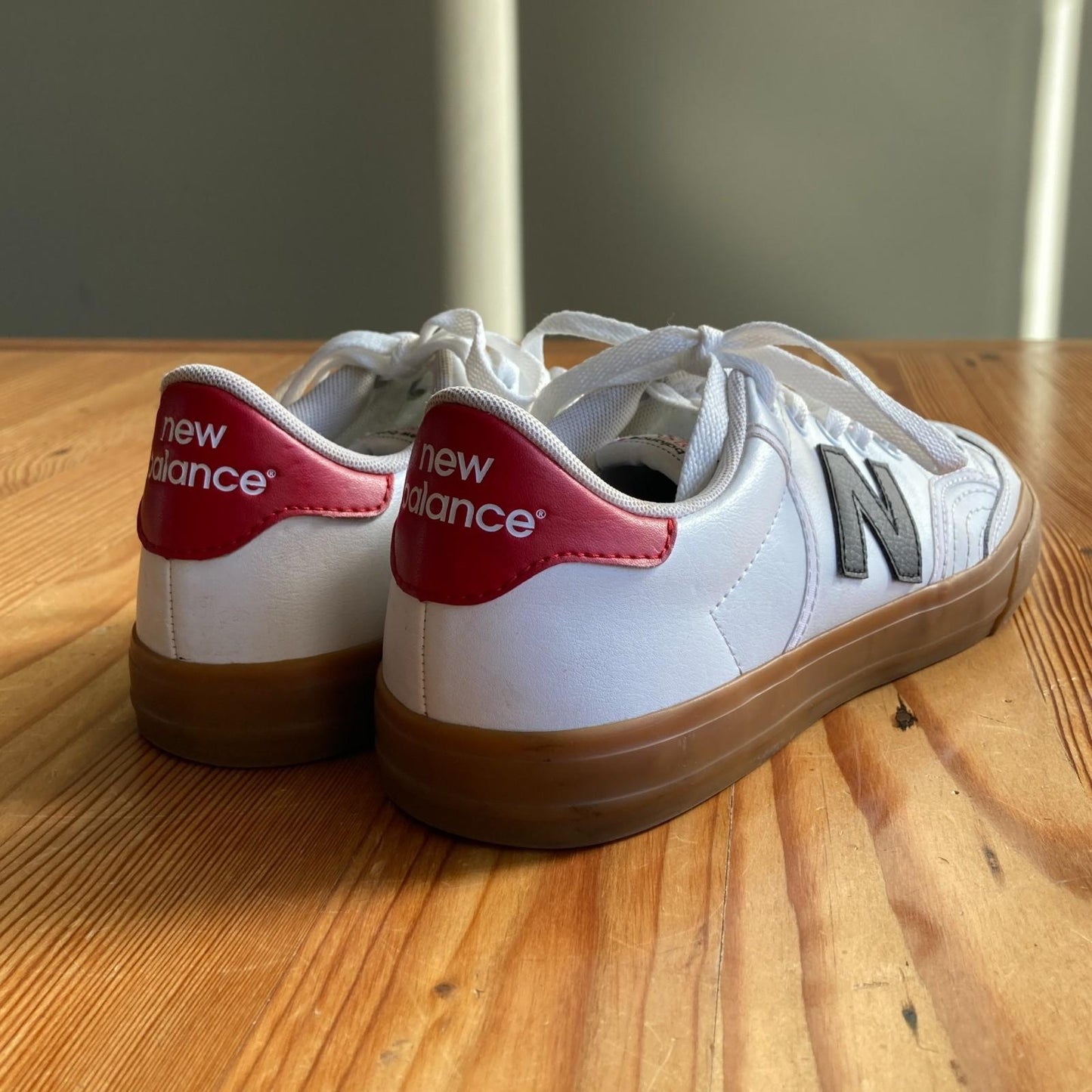 9.5 Womens - New Balance White Numeric 212 Pro Court Gum Sole Shoes 0826NH