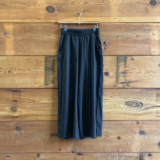 4 - Lululemon Black Elastic Waist Swift Mid Rise Wide Leg Athletic Pants 0312IG
