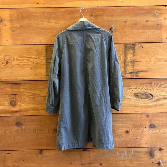 S - Prairie Underground Gray Organic Cotton Open Front Jacket 0805AY
