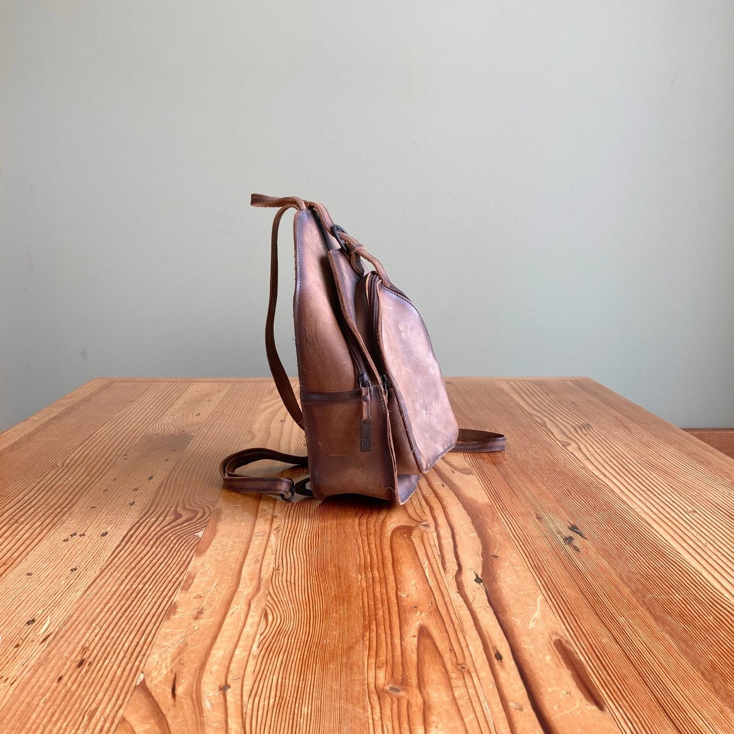 STS Ranchwear $110 Baroness Burnished Brown Leather Backpack 1011DK