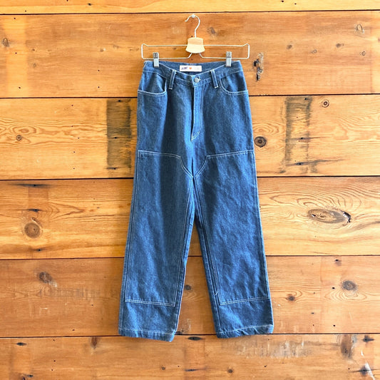 2 - Jem! $315 Los Angeles Dark Wash Reinforced Knees Workwear Jeans 0312IG