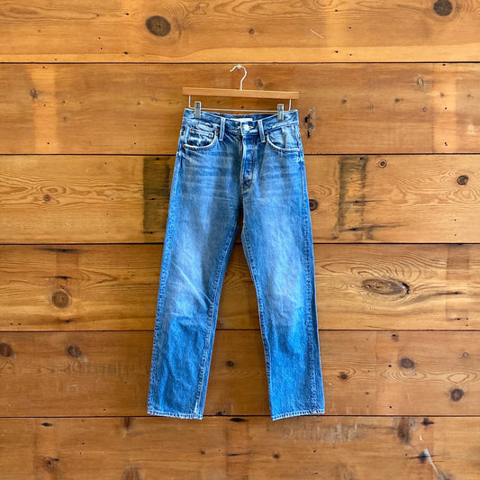 26 - Mother Superior $258 High Waisted Hiker Hover Button Fly Jeans 0223LA