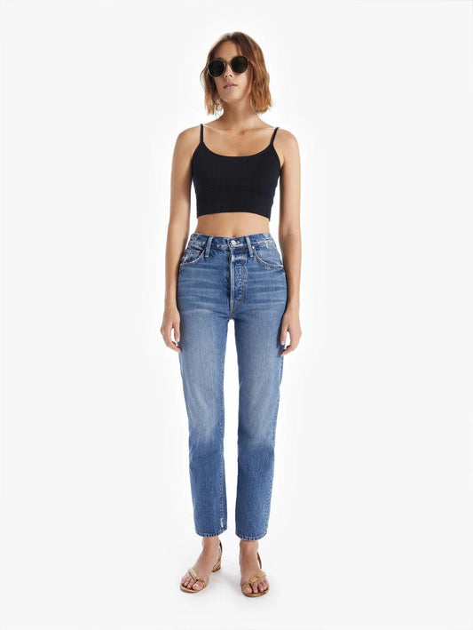26 - Mother Superior $258 High Waisted Hiker Hover Button Fly Jeans 0223LA