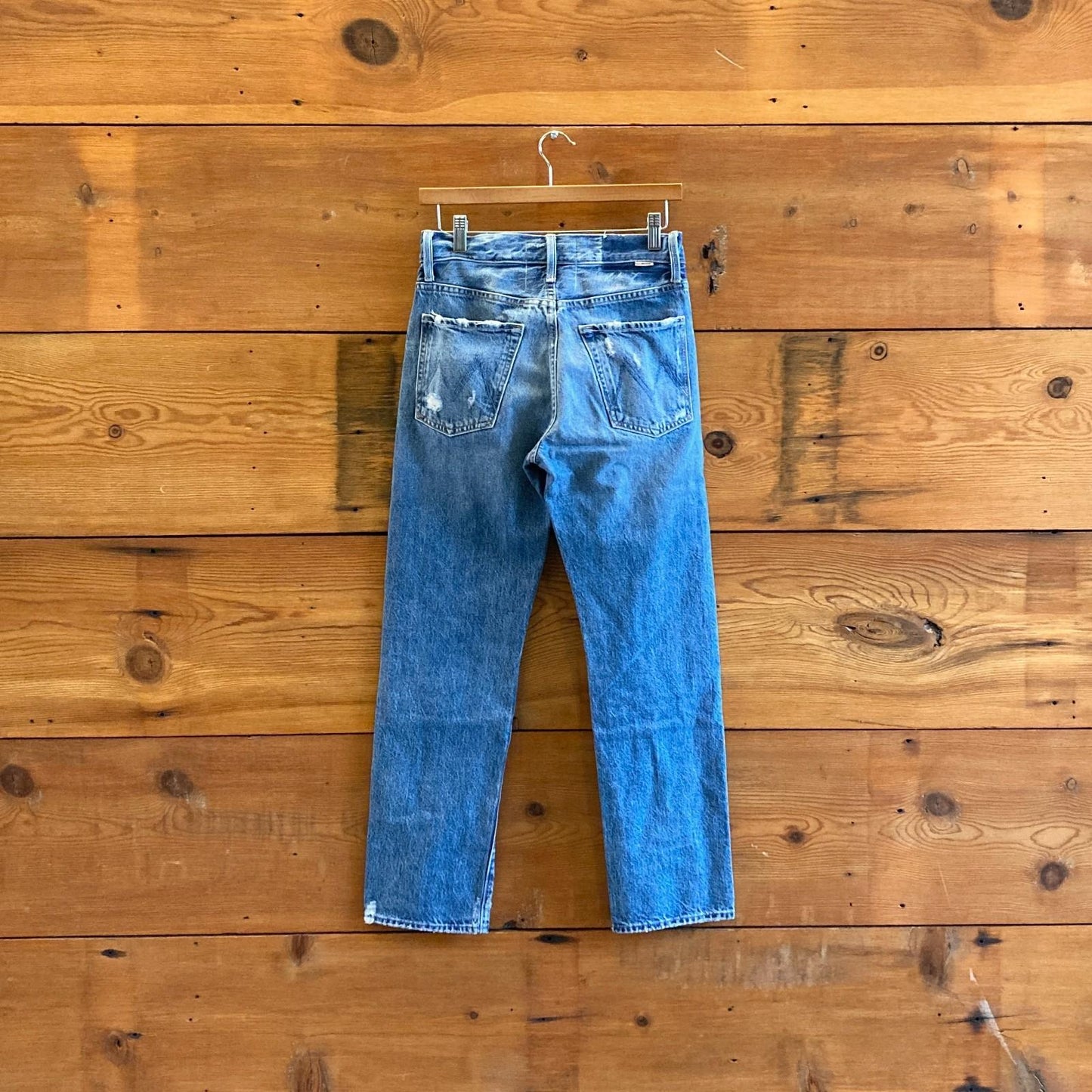 26 - Mother Superior $258 High Waisted Hiker Hover Button Fly Jeans 0223LA