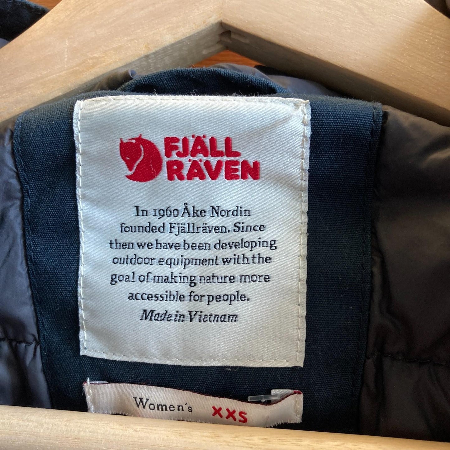 XXS - Fjallraven Dark Blue Kiruna Padded Parka Womens Hooded Coat Jacket 3333MC