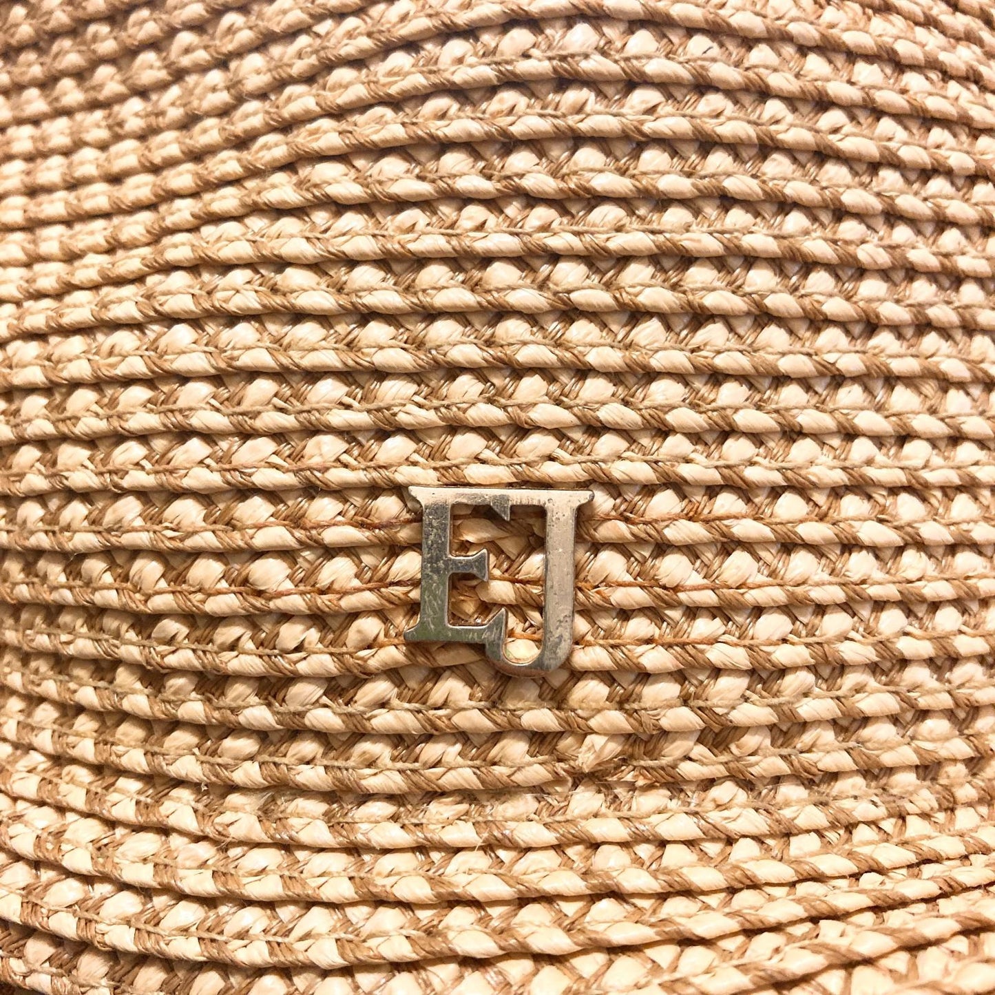 S - Eric Javits Packable Woven Round Wide Brim Womens Crushable Hat 0419NR