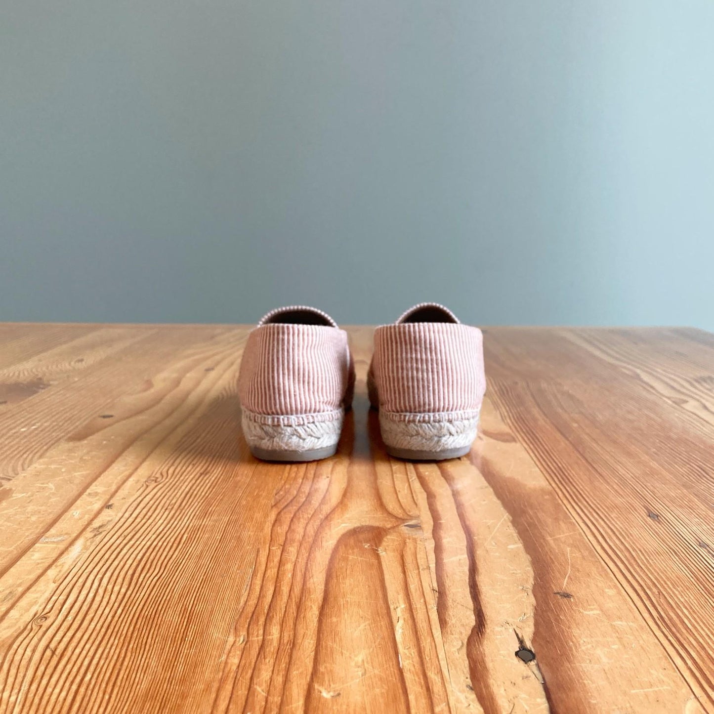 39 / 8.5 - Celine Brown Tan Triomphe Espadrilles Slip On Shoes w/ Box 0419NR