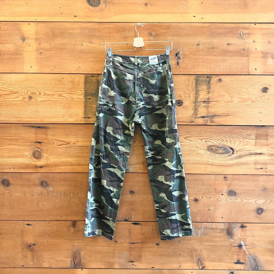 4 - Jem! $315 Los Angeles Camo Patterned High Waisted Cotton Pants 0312IG