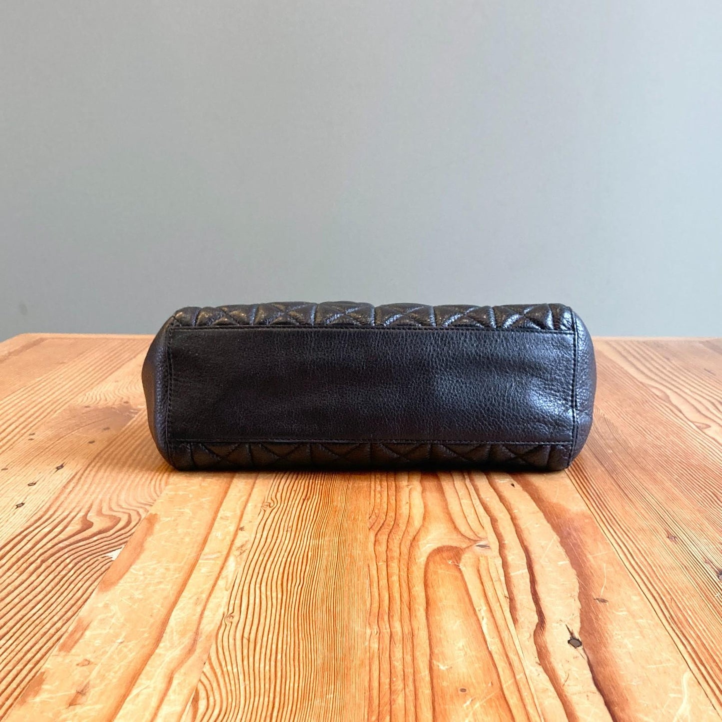 Kate Spade Black Whitaker Place Aurelia Quilted Leather Hobo Bag 0530JF