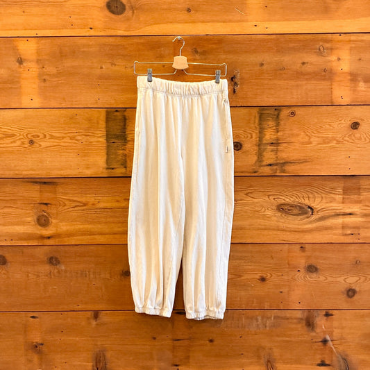 M - Le Bon Shoppe Natural Unbleached & Undyed Cotton Womens Pants 0426JR