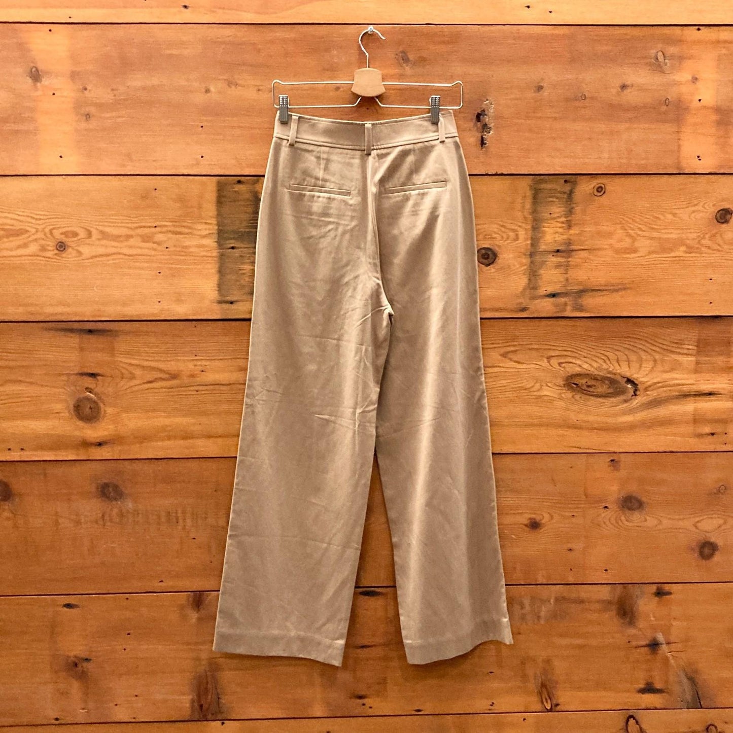 0 Short - Everlane Brown NEW The Draper Pleated Wide Leg Pant 0124KG