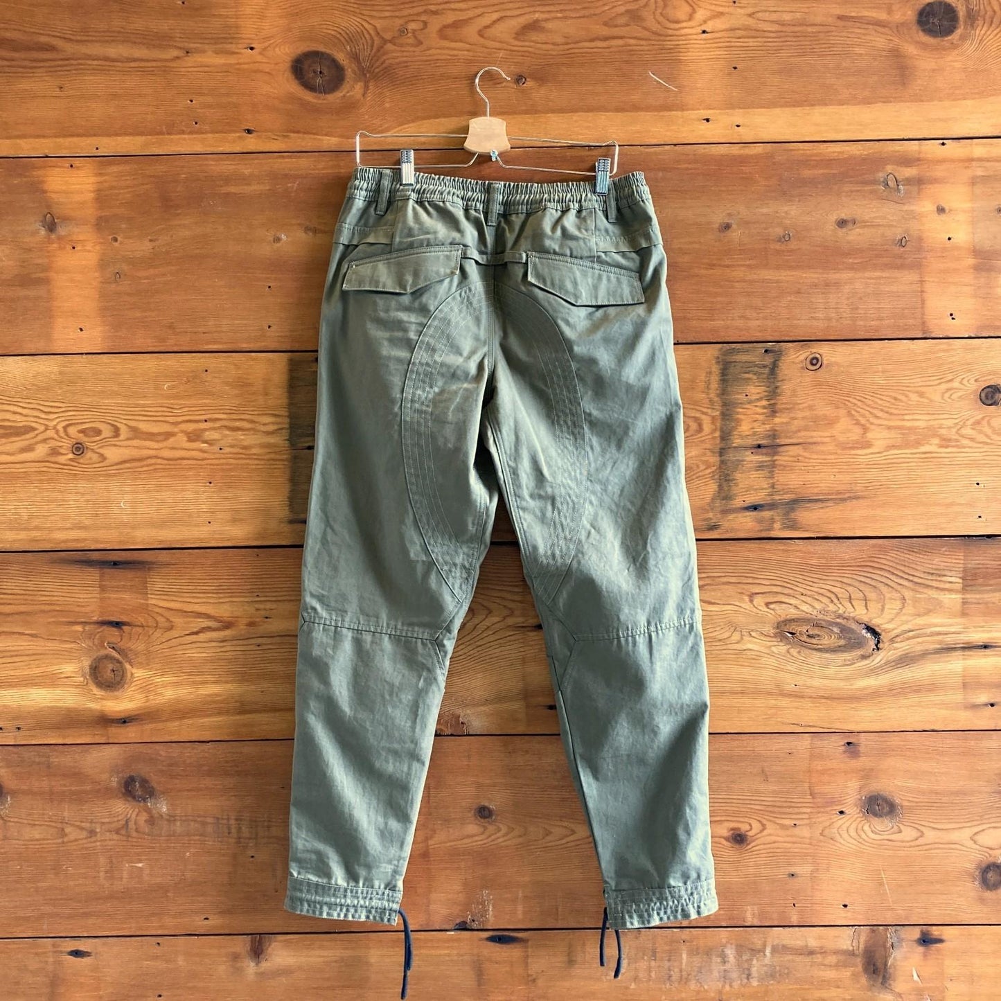M Mens - Vollebak Olive Green Canvas Joggers Tech Off Grid Utility Pants 0808BB
