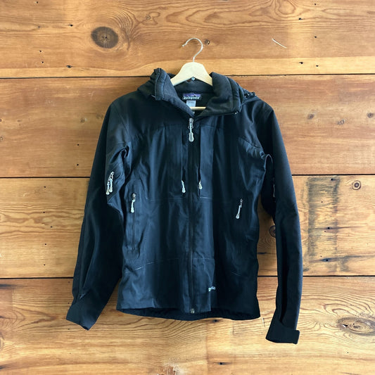 XS - Patagonia Black Light Smoke Flash Hooded Ski Snow Womens Jacket 0206SB