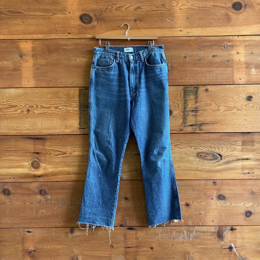 29 - AGoldE Pinch Waist High Rise Kick in Symbol Wash Womens Jeans 0622KS