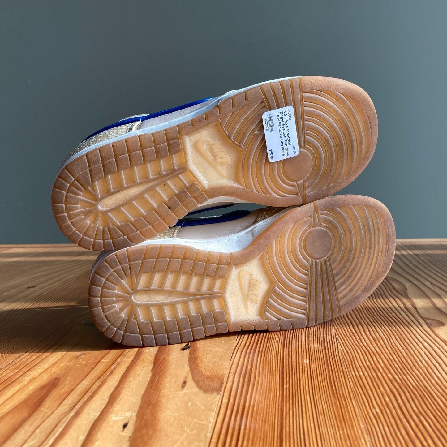 6.5 - Nike Montreal Bagel Sesame Tan Dunk Low Premium Sneakers Shoes 0808BB