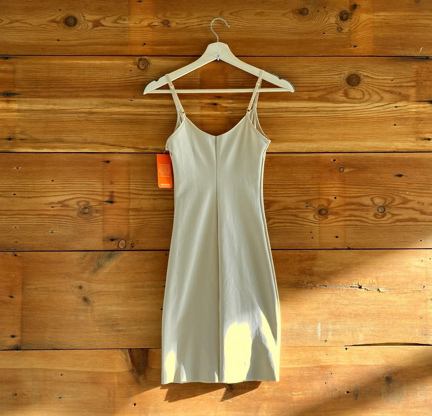 M - Commando Control Beige NEW Two-Faced Tech Control Full Slip 4427SC