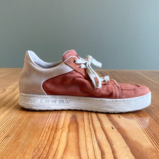 38 / 7.5 - 8 - A.S. 98 Rust Orange Alphie Sneakers Womens Shoes 4427SC