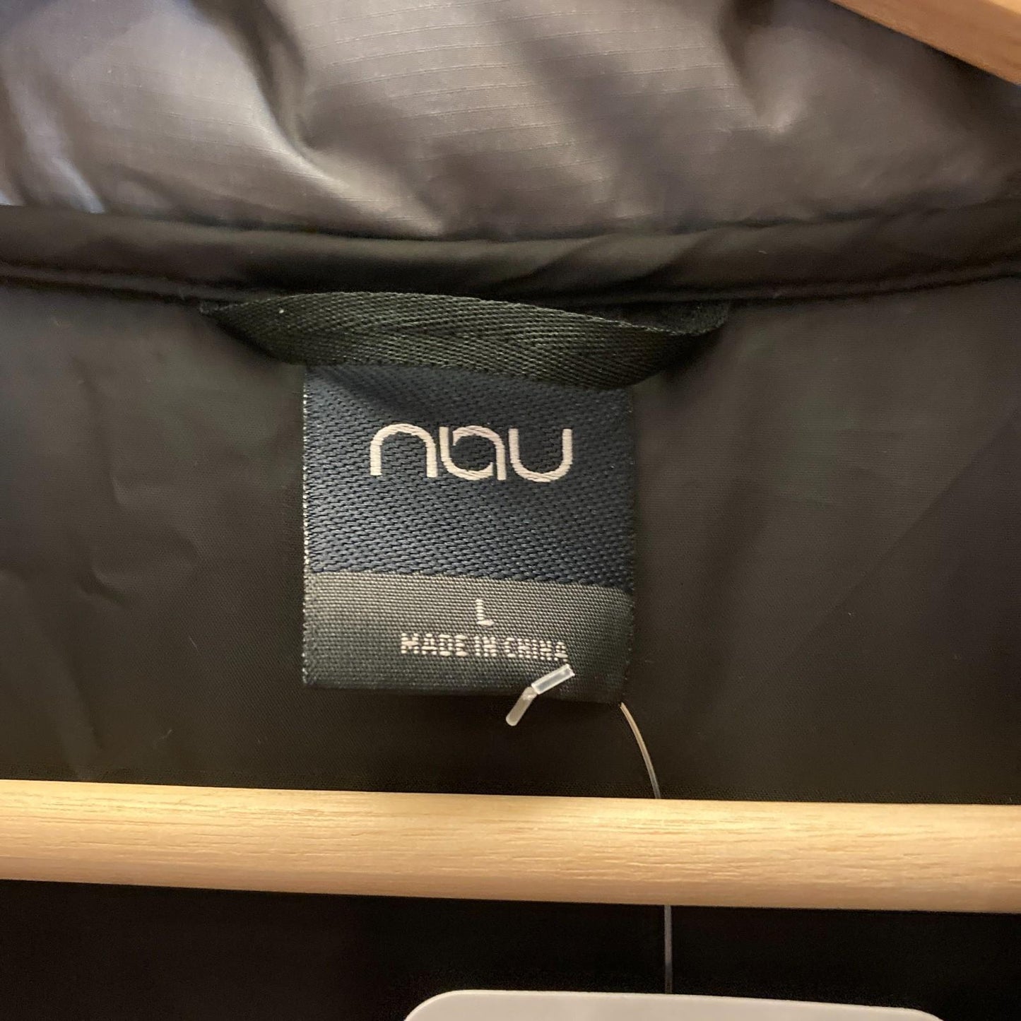 L - NAU Gray Recycled Wool Down Insulated Parka Long Winter Jacket Coat 0921HG