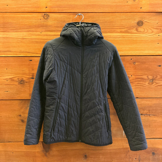 M - Icebreaker Black Hooded Womens Merino Insulated Puffer Coat Jacket 0921HG