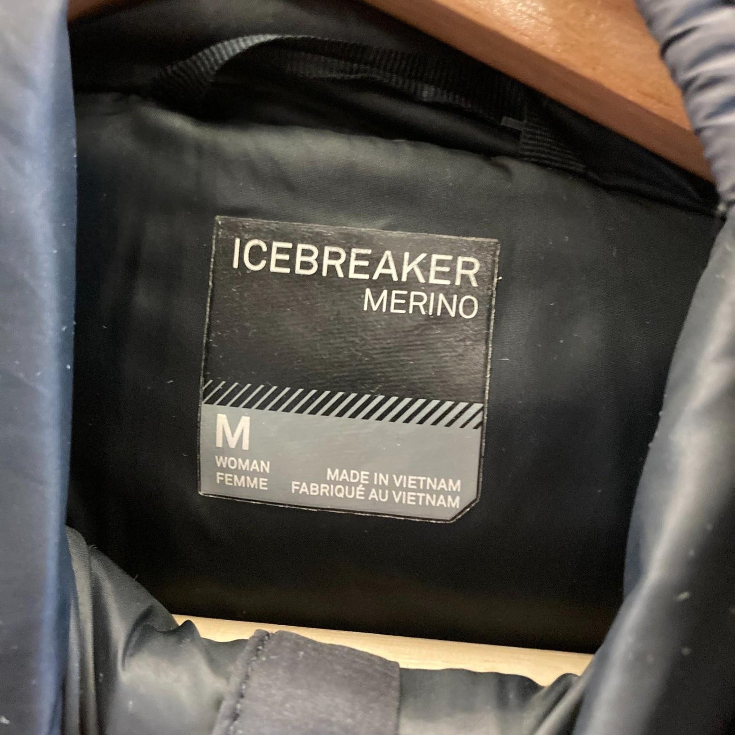 M - Icebreaker Black Hooded Womens Merino Insulated Puffer Coat Jacket 0921HG