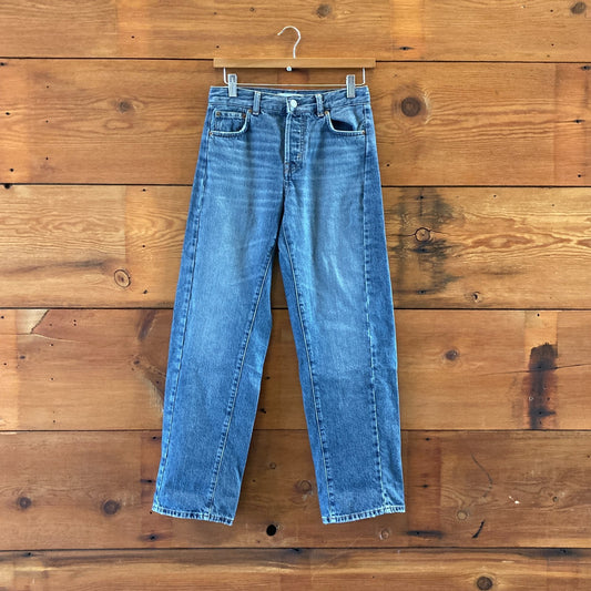 24 - Madewell Petite Pieced Barrel-Leg Full-Length Jean Fall '25 Jeans 1209BM