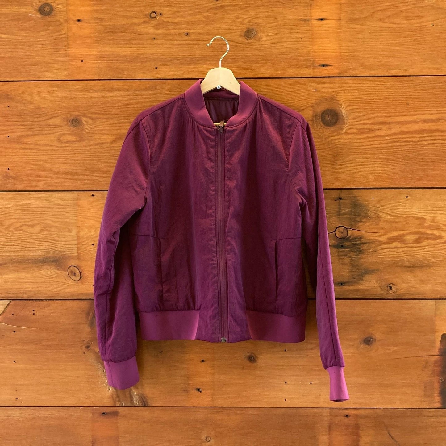 10 - Lululemon Purple Reversible Non-Stop Bomber Jacket Insulated Puffer 1215KM