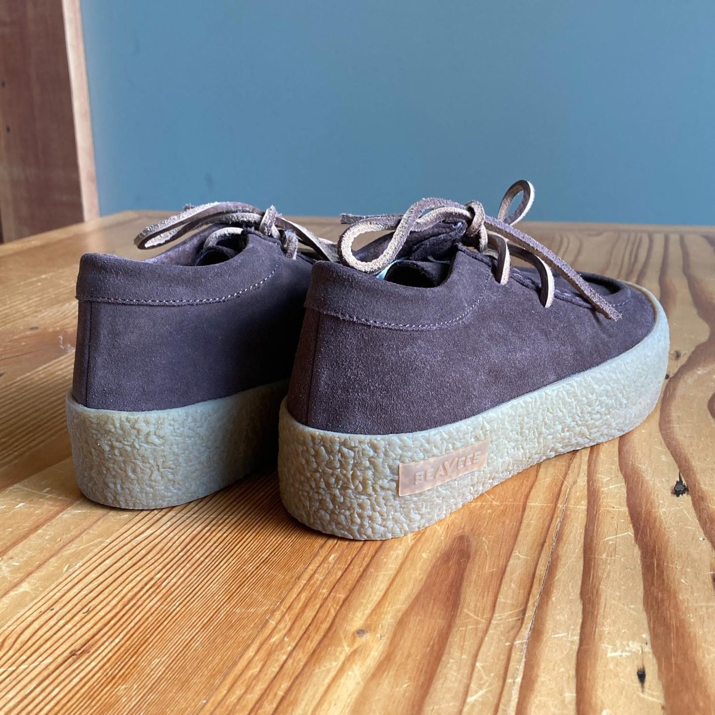 6 - SeaVees Chocolate Brown Suede Hayward Platform Shoes 0312IG