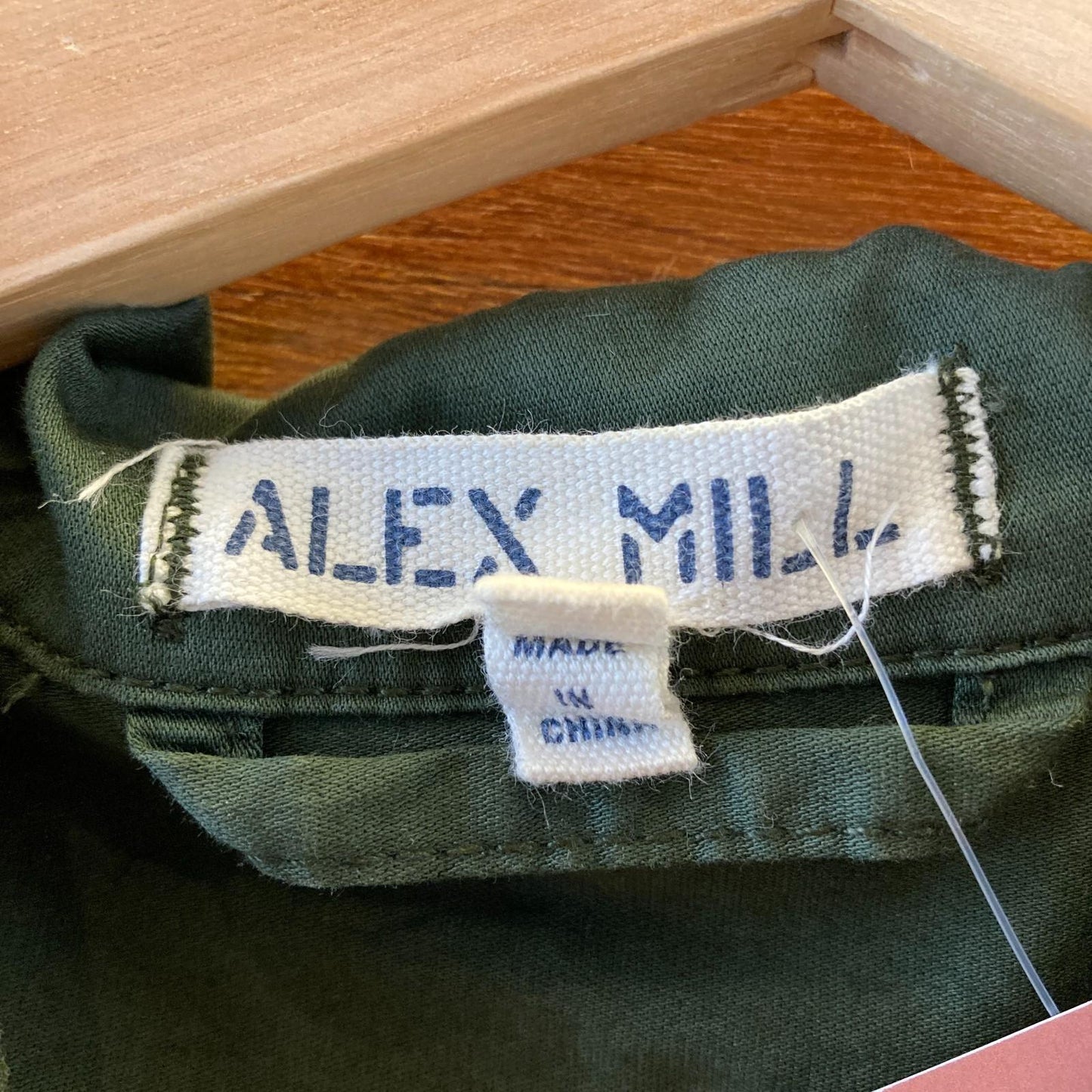 S - Alex Mill $215 Green Long Sleeve Coveralls Cotton Utility Jumpsuit 0209AS