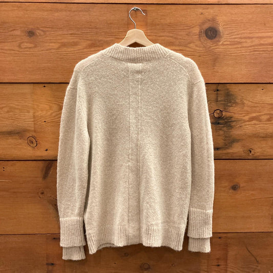 2 / S - Dorothee Schumacher Beige Alpaca Wool Blend Cardigan Sweater 0915CM