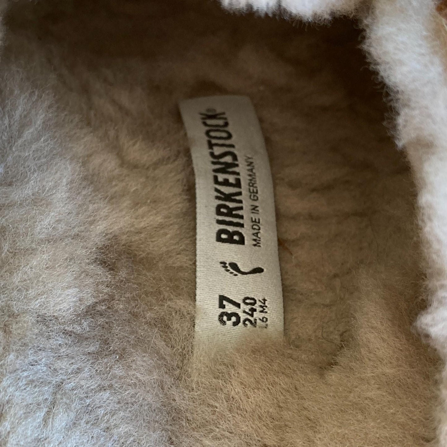 37 - Birkenstock Brown Boston Big Buckle Shearling Lined Slip On Shoes 0104RM