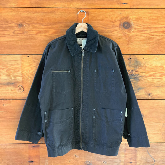 XS - We the Free People Black NEW $128 Easy That Canvas Chore Coat 0619NW